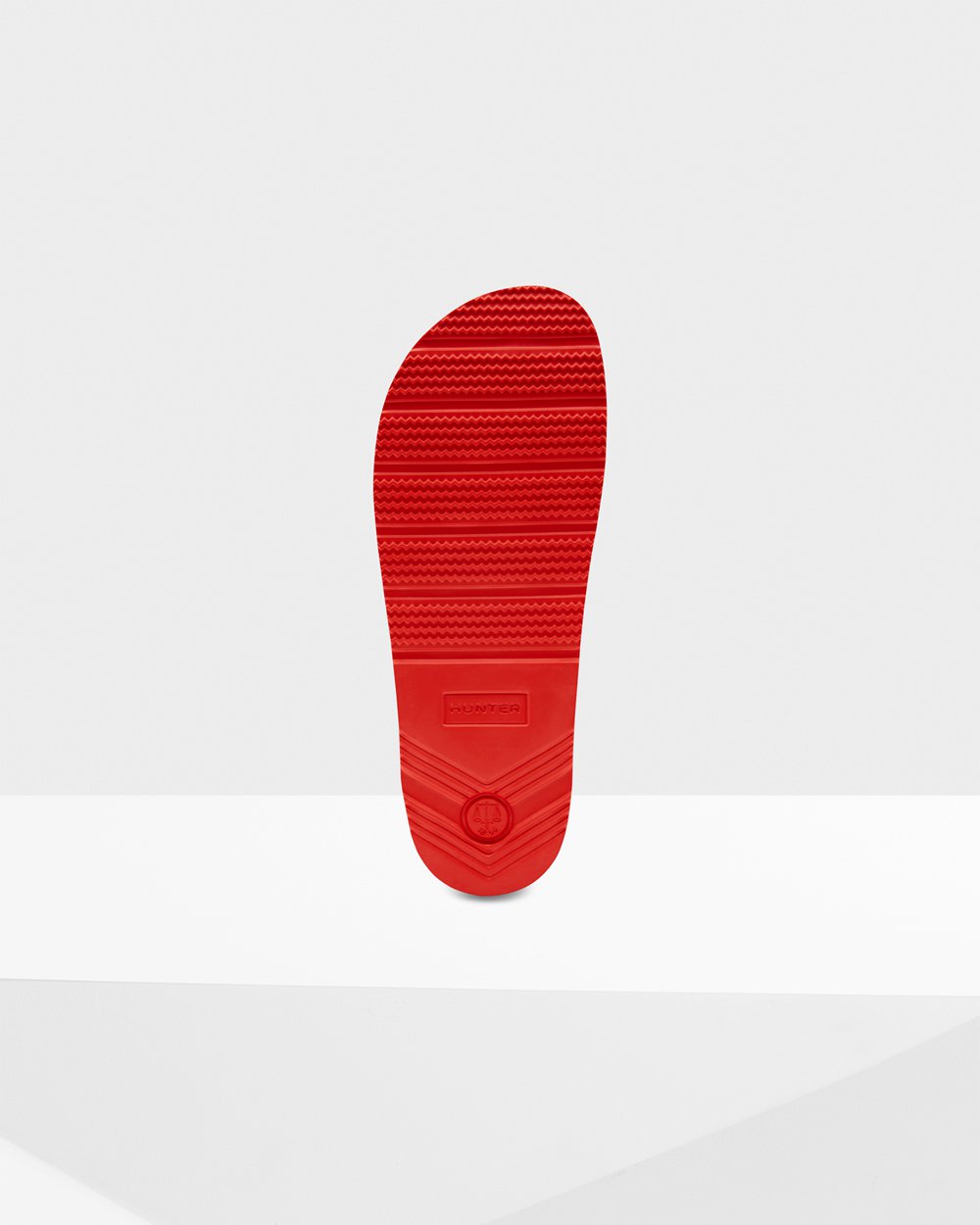 Chanclas Hunter Mujer Rojas Original Lightweight Moulded 607913-WTJ